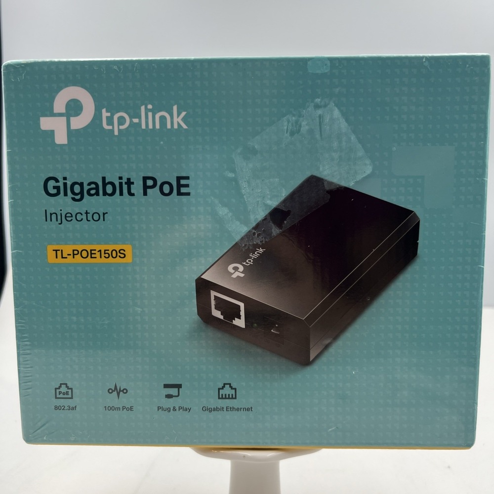 TP-Link‎ Gigabit Power Over Ethernet PoE Injector Adapter TL-PoE150S Networking